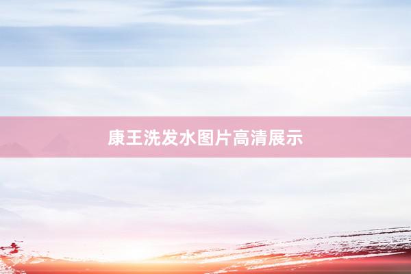 康王洗发水图片高清展示